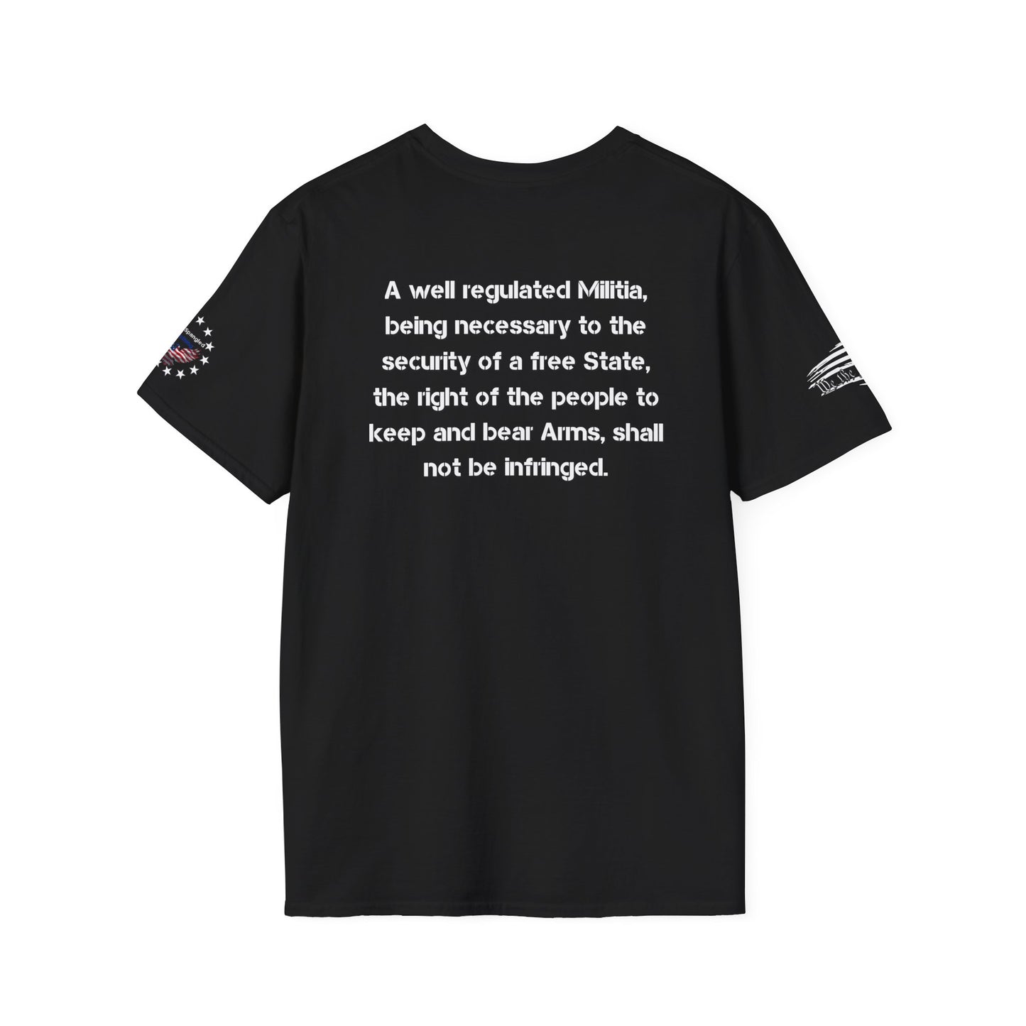 2nd Amendment Support T-Shirt with 2nd Amendment text