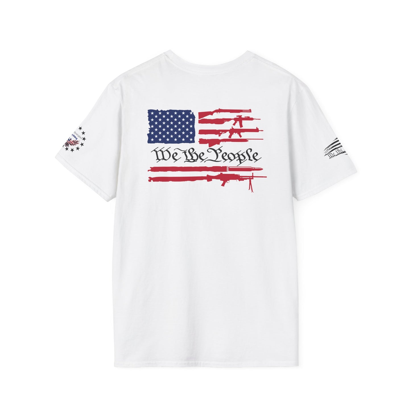 Gun Flag We The People T-Shirt