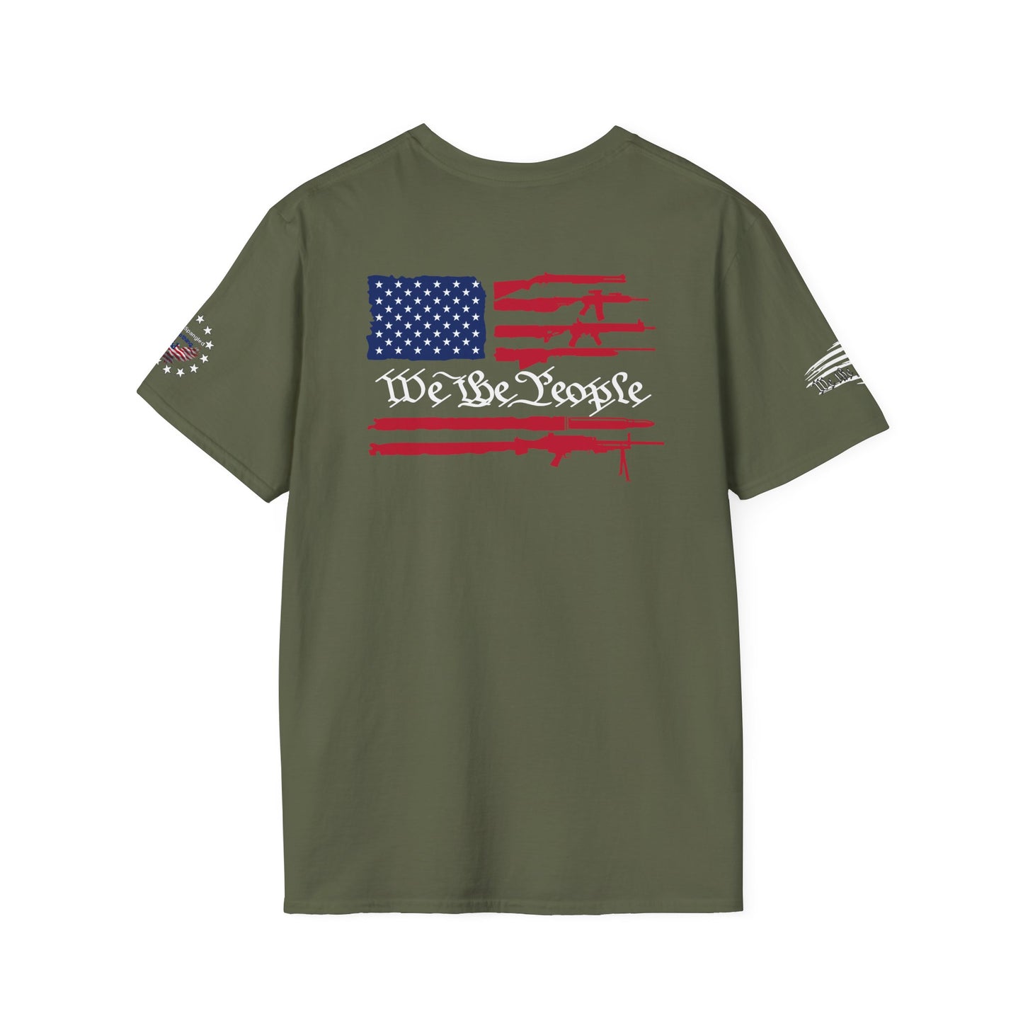 Gun Flag We The People T-Shirt