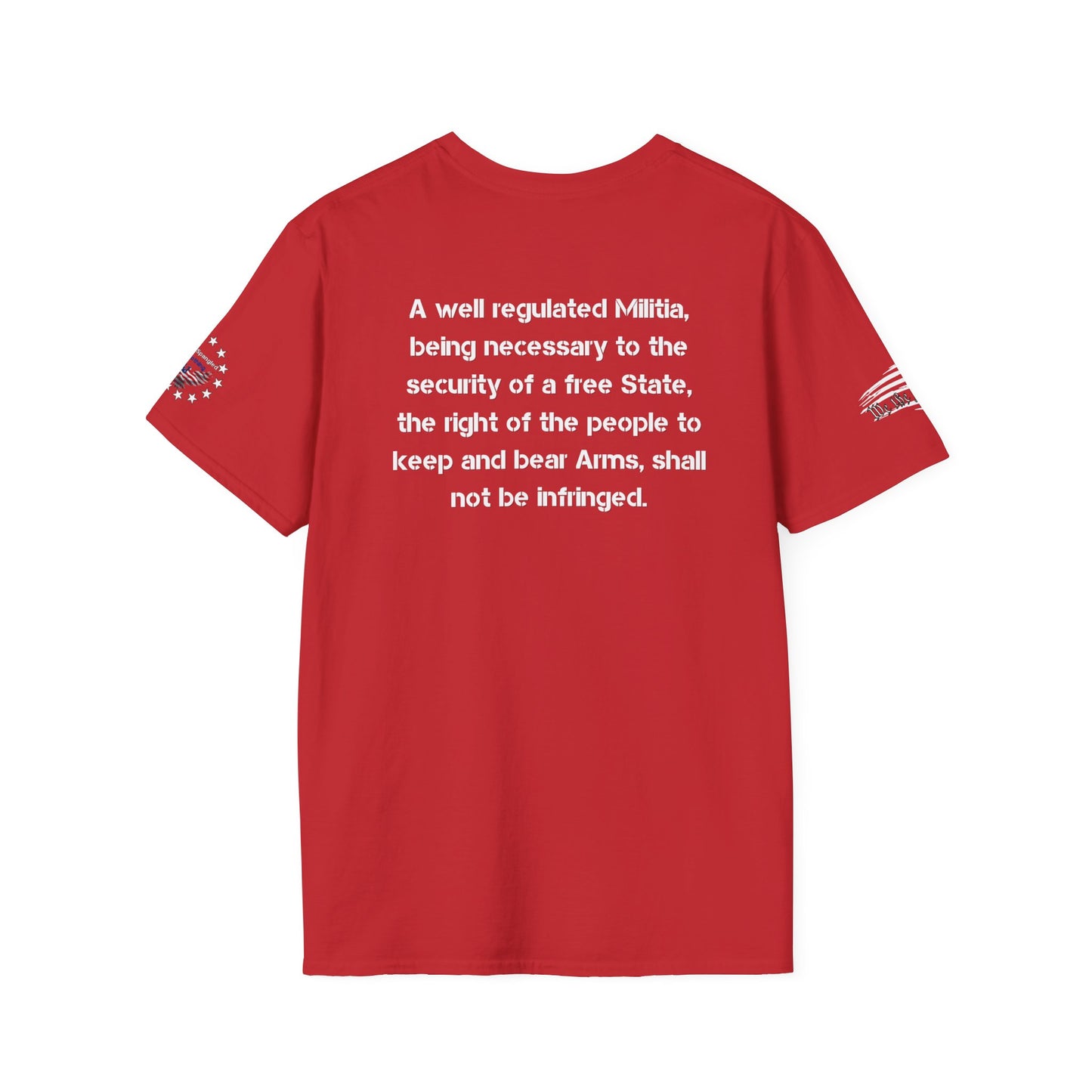 2nd Amendment Support T-Shirt with 2nd Amendment text